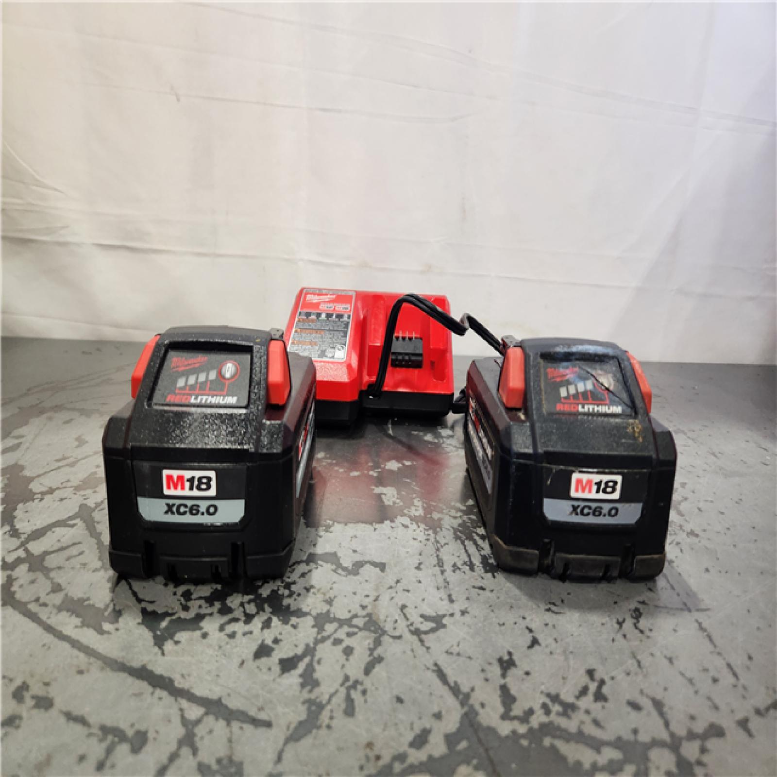 AS-IS- Milwaukee M18 Red Lithium High Output XC6.0 System Starter Kit