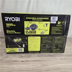 NEW! - RYOBI 1800 PSI 1.2 GPM Cold Water Corded Electric Pressure Washer