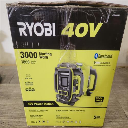Phoenix NEW RYOBI 40V 1800-Watt Portable Battery Inverter Power Station and 4-Port Charger (Tool Only)