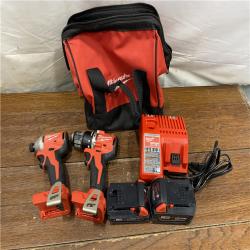 AS-IS Milwaukee M18 Compact Brushless 2-Tool Combo Kit