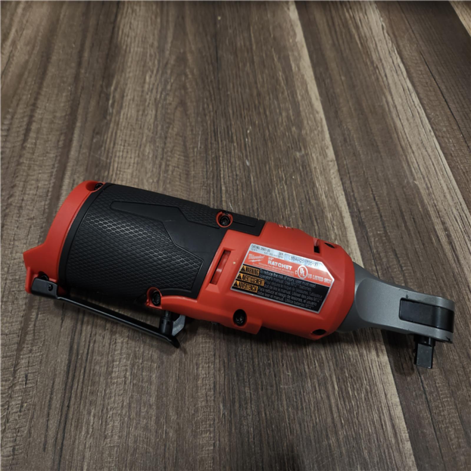 AS-IS- Milwaukee M12 FUEL Brushless Lithium-Ion 3/8 in. Cordless High Speed Ratchet (Tool Only)