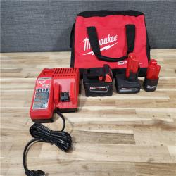 HOUSTON LOCATION - AS-IS MILWAUKEE 3 TOOL COMBO KIT W/ (3) BATTERY & CHARGER