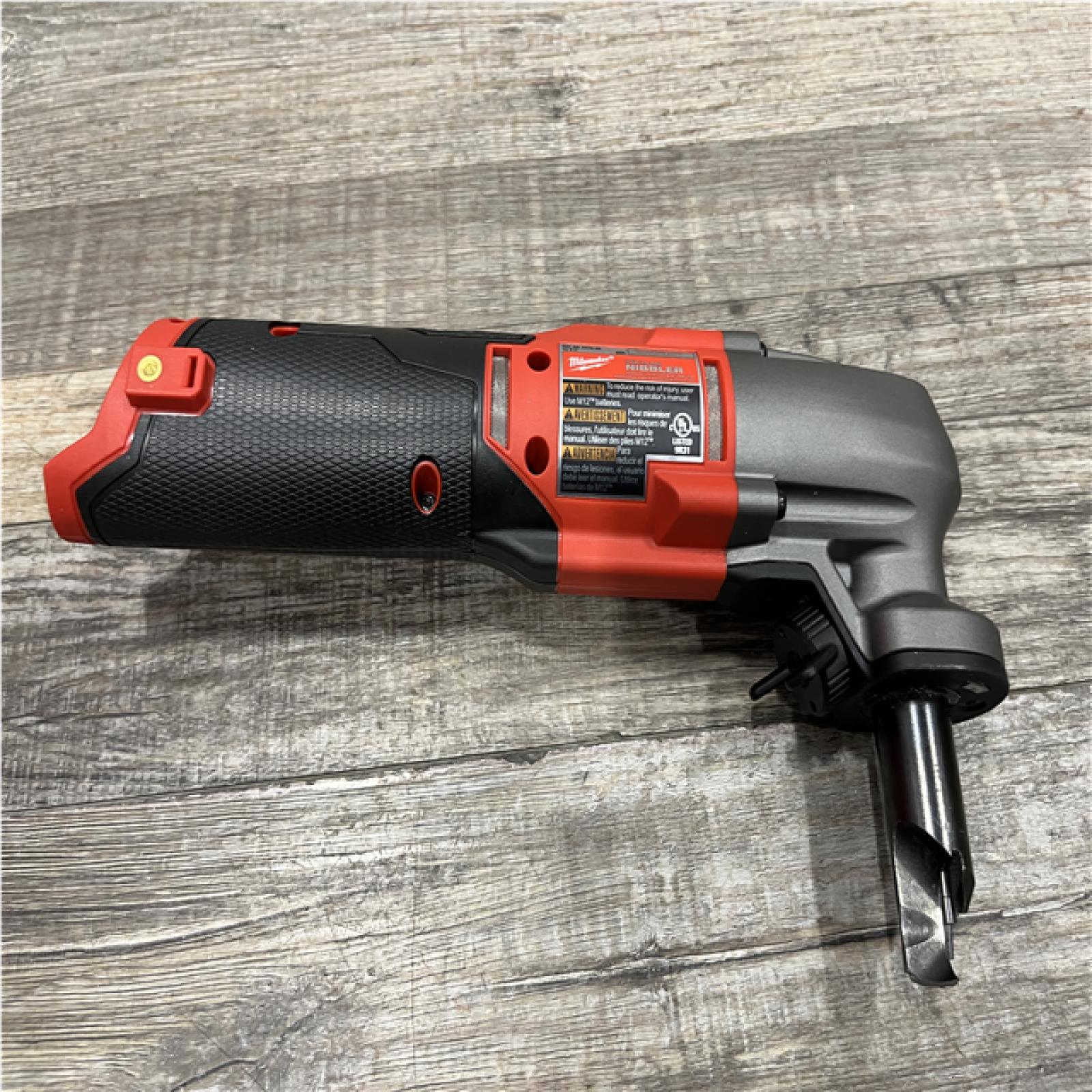 AS-IS Milwaukee FUEL 12-Volt Lithium-Ion Brushless Cordless 16-Gauge Variable Speed Nibbler (Tool-Only)