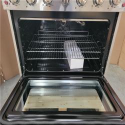 California AS-IS Duro Kitchen 36 Stainless Steel Gas Range Model FF3618; Appears in Excellent Condition