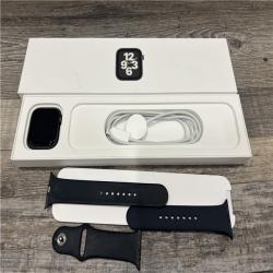 AS-IS Apple Watch SE [GPS 44mm] Midnight Aluminum Case with Midnight Sport Band - WR-50M