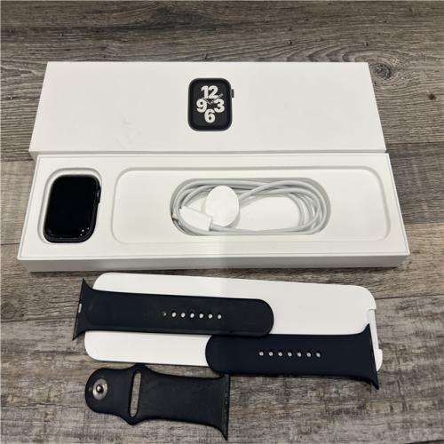 AS-IS Apple Watch SE [GPS 44mm] Midnight Aluminum Case with Midnight Sport Band - WR-50M
