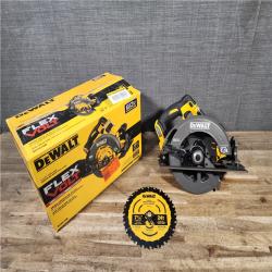 HOUSTON LOCATION - AS-IS (APPEARS LIKE NEW) DEWALT FLEXVOLT 60V MAX Cordless Brushless 7-1/4 in. Circular Saw with Brake (Tool Only)