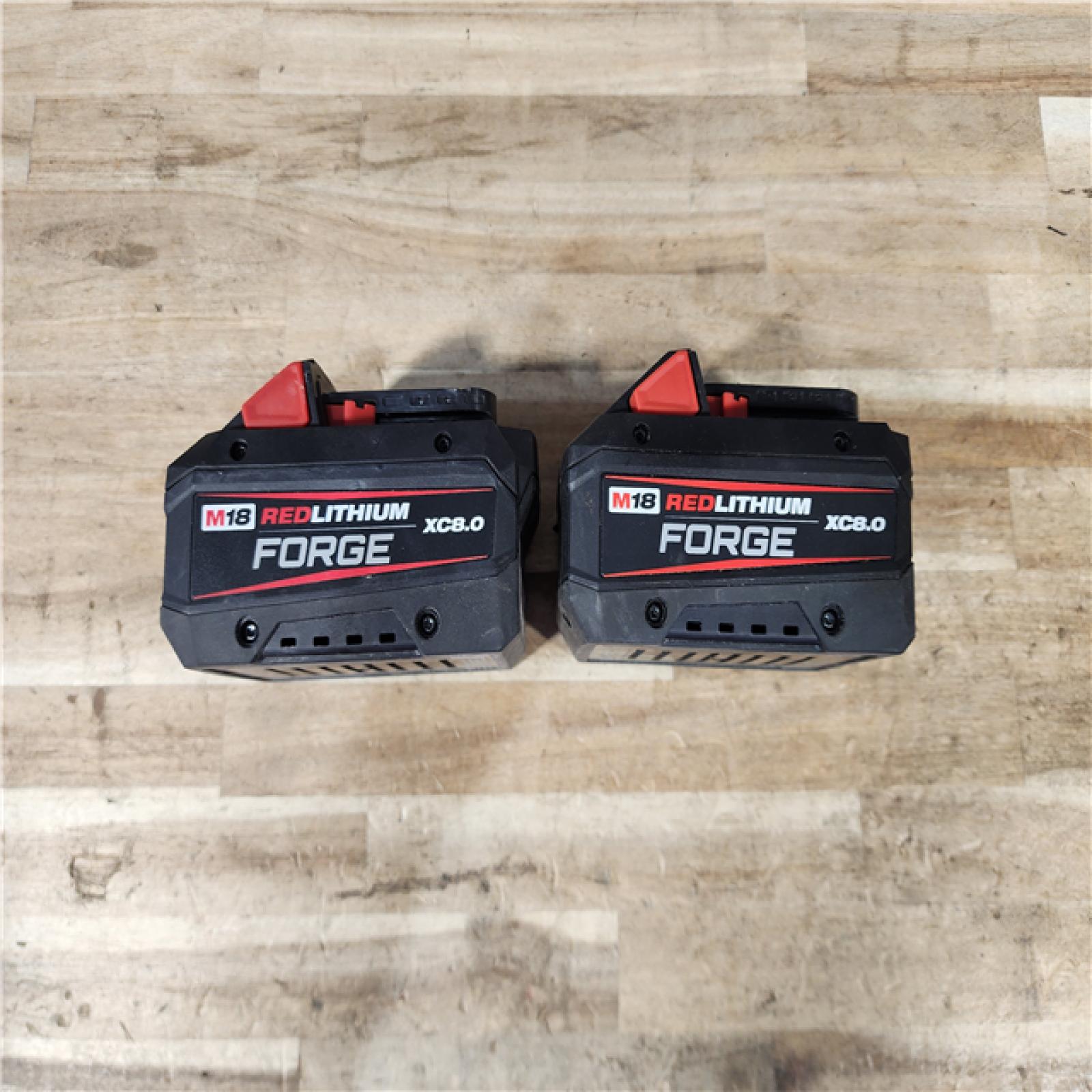 HOUSTON LOCATION - AS-IS MILWAUKEE FORGE BATTERY PACK QTY - 2