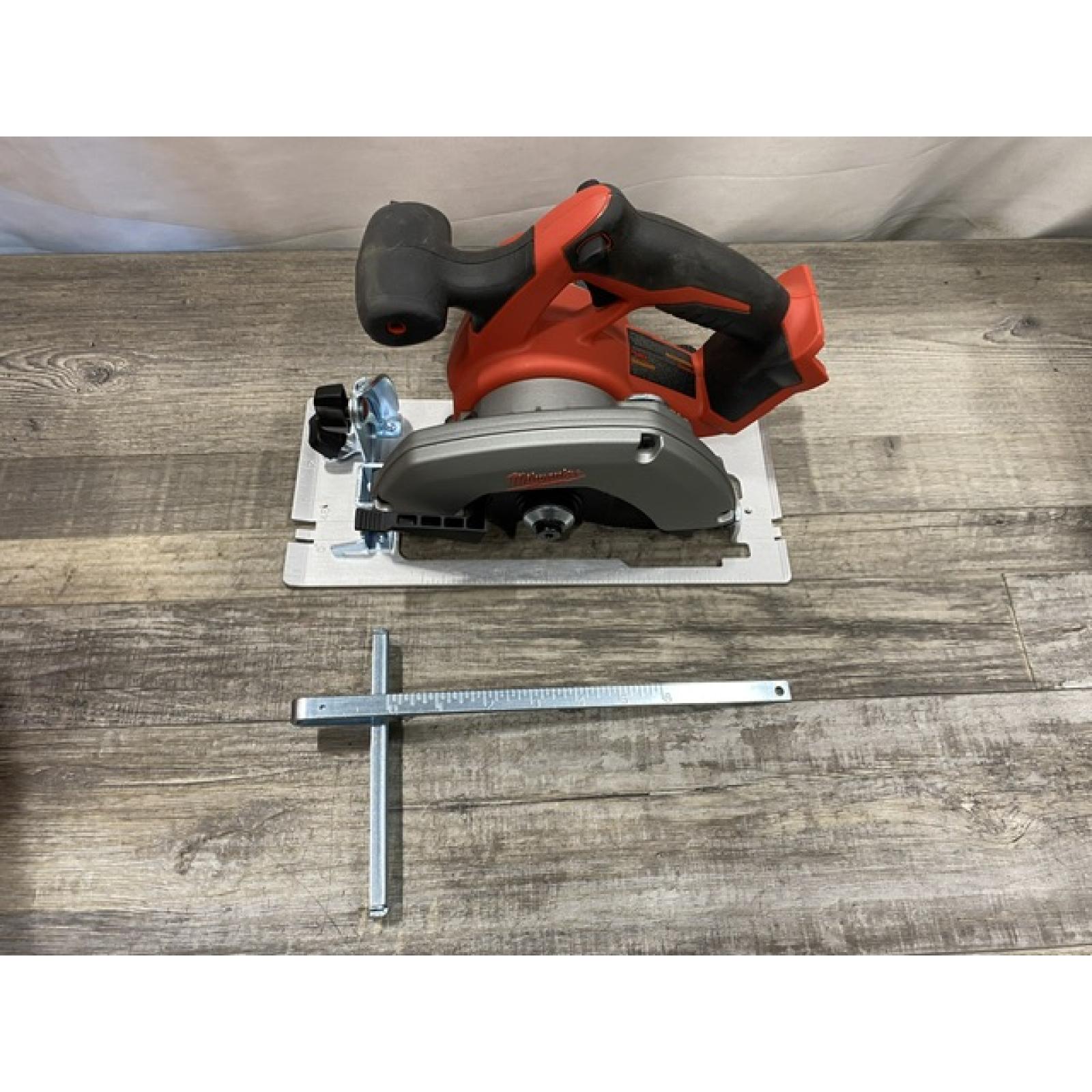 AS-IS Milwaukee 18V Lithium-Ion Cordless 6-1/2 in. Circular Saw (Tool-Only)