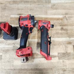 HOUSTON LOCATION - AS - IS Milwaukee 2 Tool Combo Kit W/ (2) Battery & Charger