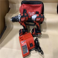 Good - Milwaukee 18V Cordless Brushed 2-Tool Drill/Driver and Impact Driver Kit