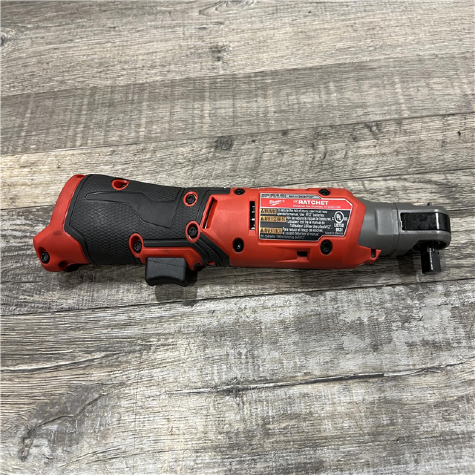 AS-IS Milwaukee FUEL 12V Lithium-Ion Compact 3/8 in. Cordless Ratchet (Tool-Only)