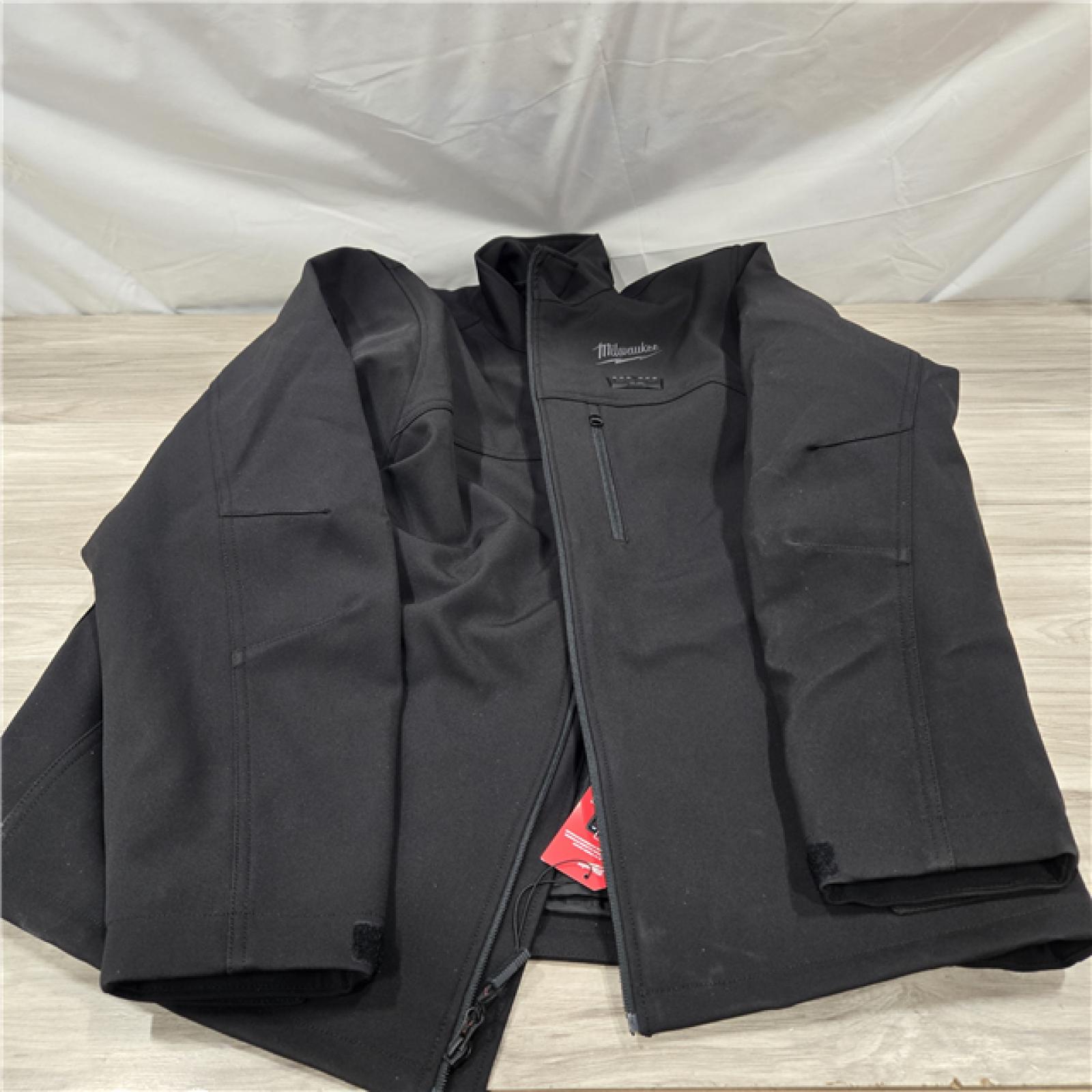 AS-IS Men's Black XL M12 12V Cordless TOUGHSHELL Red Heated Jacket Kit