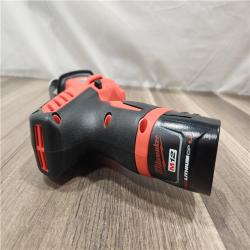 AS-IS- Milwaukee 12V 1.5Ah Cordless Straight Handle Reciprocating Saw Kit