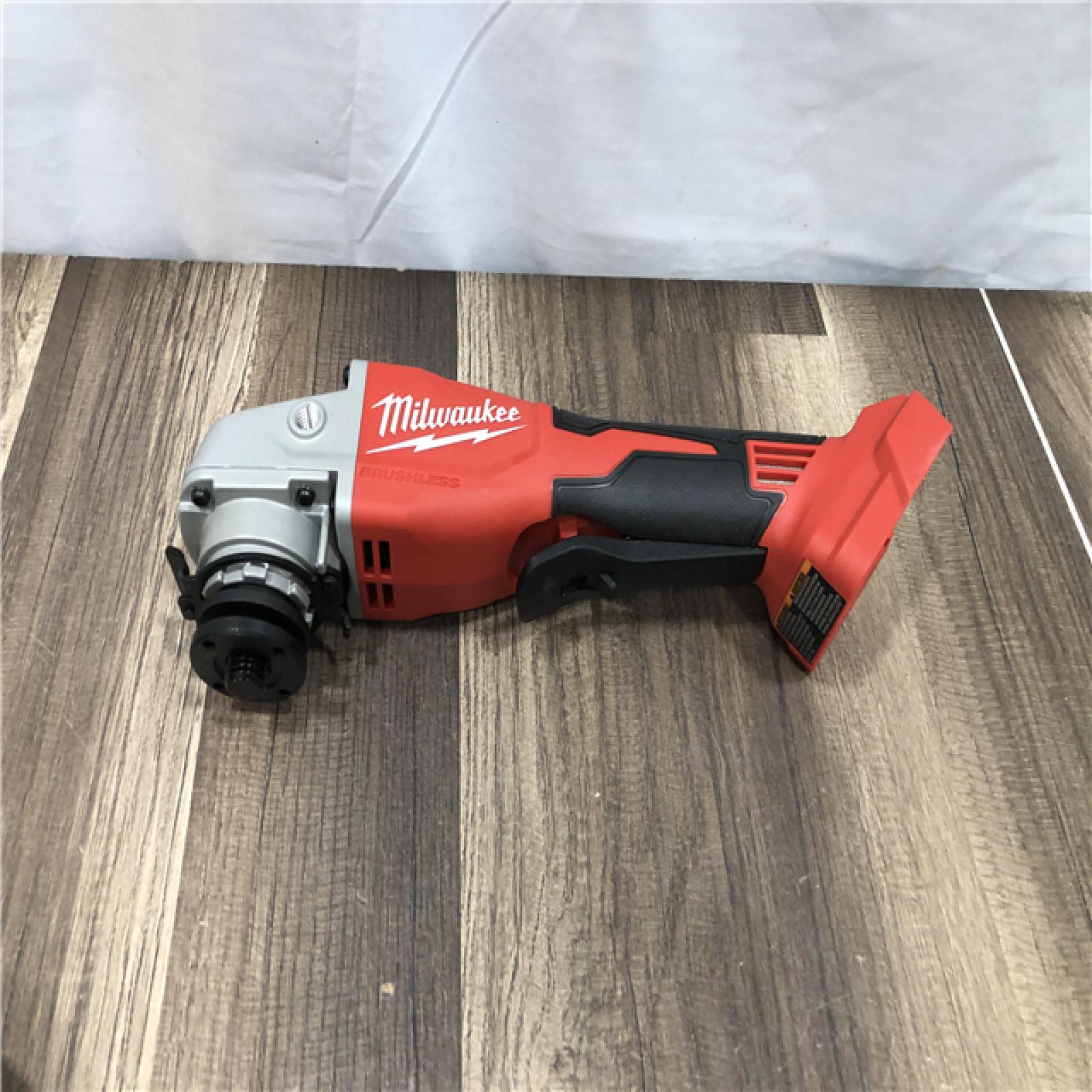 AS-IS Milwaukee 18V Lithium-Ion Brushless Cordless 4-1/2 in./5 in. Grinder w/Paddle Switch (Tool-Only)