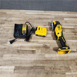 HOUSTON LOCATION - AS - IS DEWALT 20-Volt MAX Lithium-Ion Cordless Brushless Oscillating Multi-Tool Kit