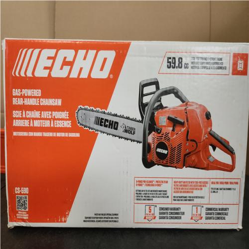 Phoenix NEW ECHO 20 in. 59.8 cc Gas 2-Stroke Rear Handle Timber Wolf Chainsaw