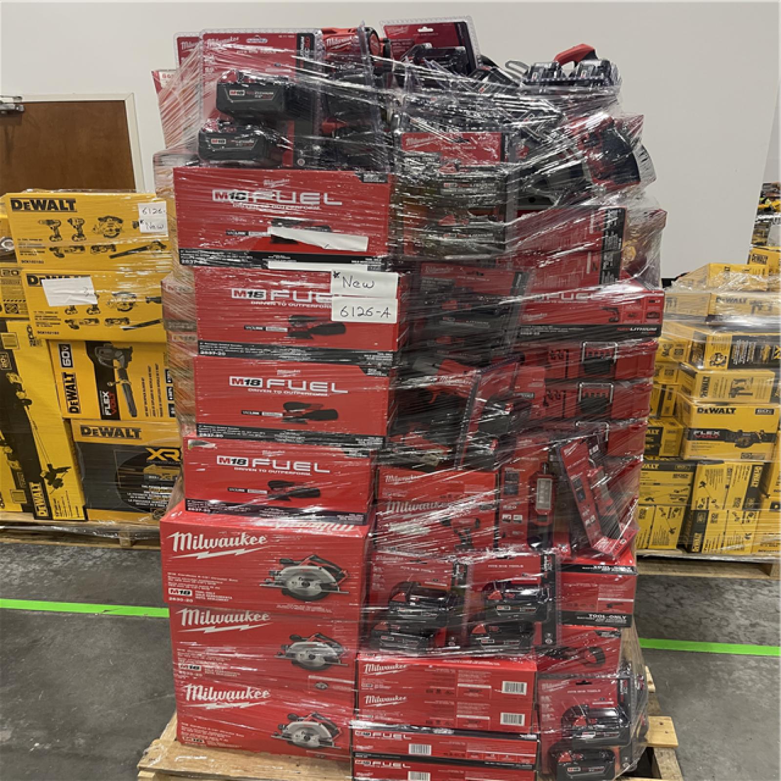 Atlanta Location NEW DEWALT power tools and more (5 Pallets) 6126-A