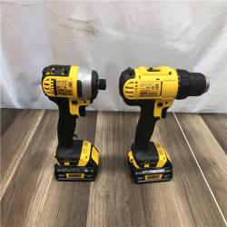 AS-IS DEWALT 20V MAX Cordless Drill/Impact 2 Tool Combo Kit
