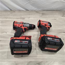 LIKE NEW! - MILWAUKEE FUEL 18 Cordless Hammer Drill and Impact Driver Combo Kit