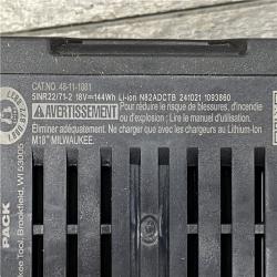 AS-IS Milwaukee 18-Volt Lithium-Ion REDLITHIUM FORGE Starter Kit