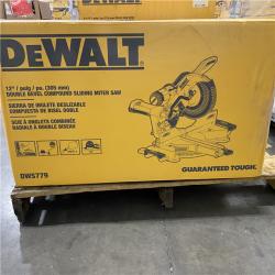 NEW- DeWalt 15 Amps 12 in. Corded Dual-Bevel Sliding Compound Miter Saw