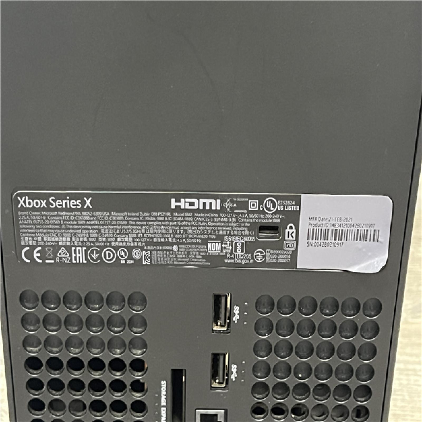 AS-IS Microsoft Xbox Series X 1TB Console - Black RRT-00001