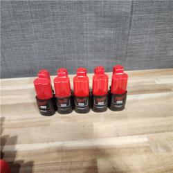 HOUSTON LOCATION - AS-IS MILWAUKEE BATTERY PACK QTY - 15