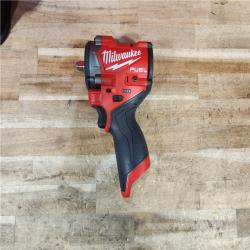 HOUSTON LOCATION - AS-IS Milwaukee FUEL 12V Li-Ion Brushless Cordless Stubby 3/8 in. Impact Wrench Kit