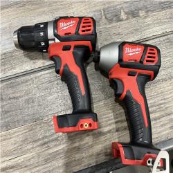 AS-IS Milwaukee 18V Lithium-Ion Cordless Drill Driver/Impact Driver Combo Kit