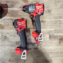HOUSTON LOCATION - AS-IS MILWAUKEE FUEL 18V Lithium-Ion Brushless Cordless Hammer Drill and Impact Driver Combo Kit (2-Tool) with 2 Batteries