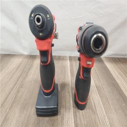 AS-IS- Milwaukee 12V Brushless Hammer Drill and Impact Driver Combo Kit