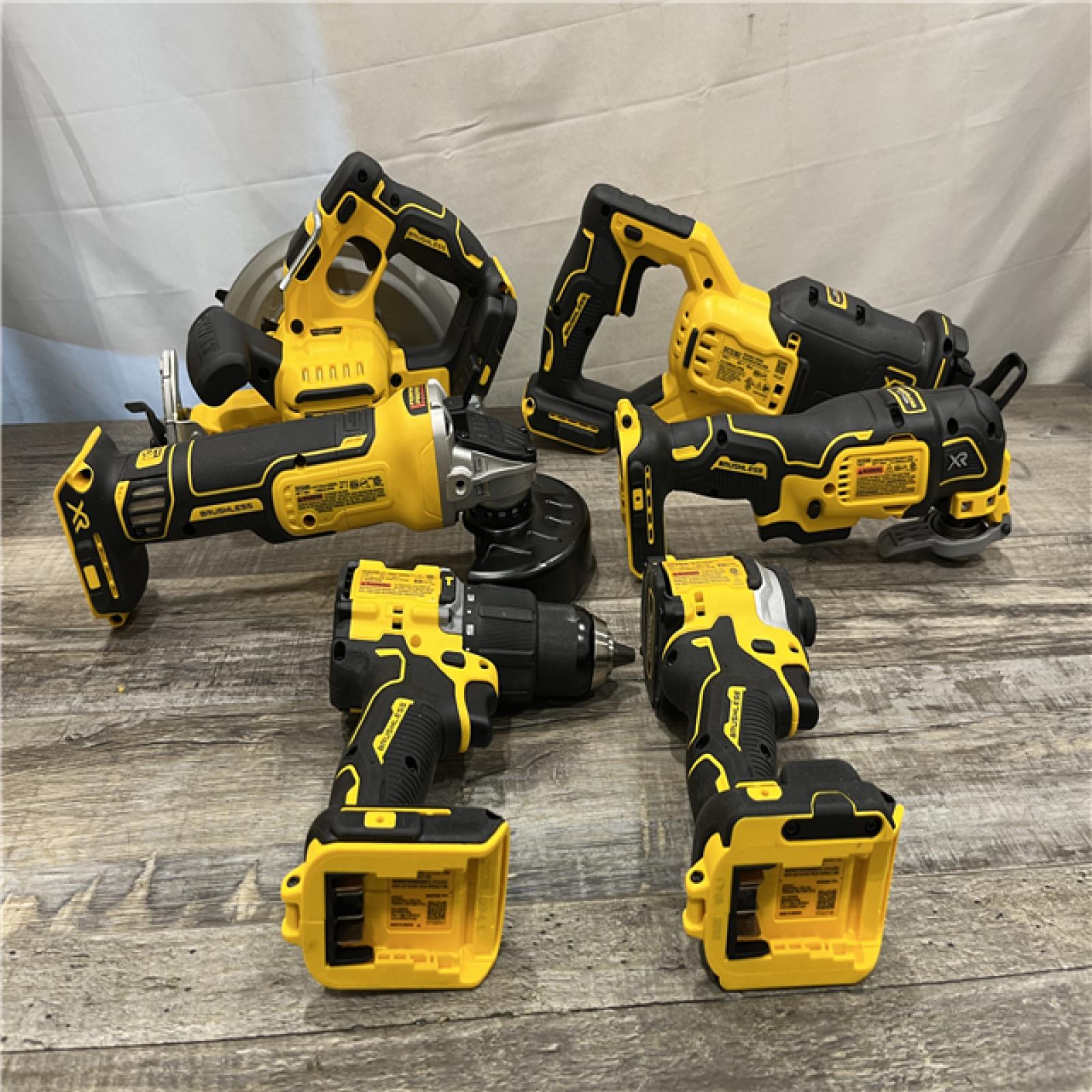 AS-IS DEWALT 20V MAX Lithium-Ion Cordless 6-Tool Combo Kit