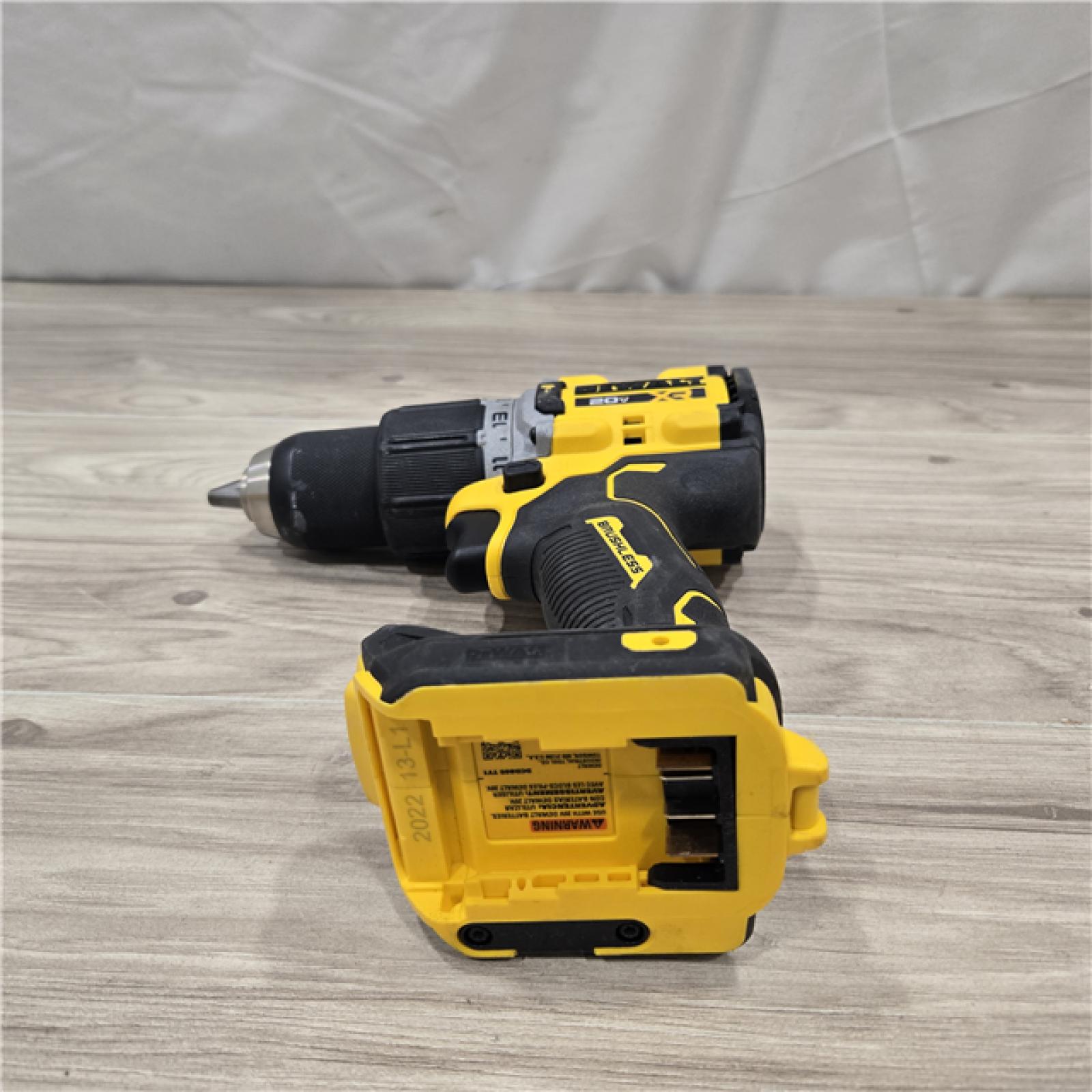 AS-IS DEWALT 20V Compact Cordless 1/2 in. Hammer Drill (Tool-Only)