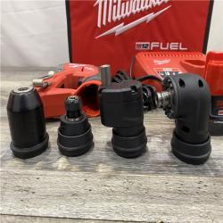 AS-IS Milwaukee FUEL 12V Lithium-Ion Brushless Cordless 4-in-1 Installation 3/8 in. Drill Driver Kit