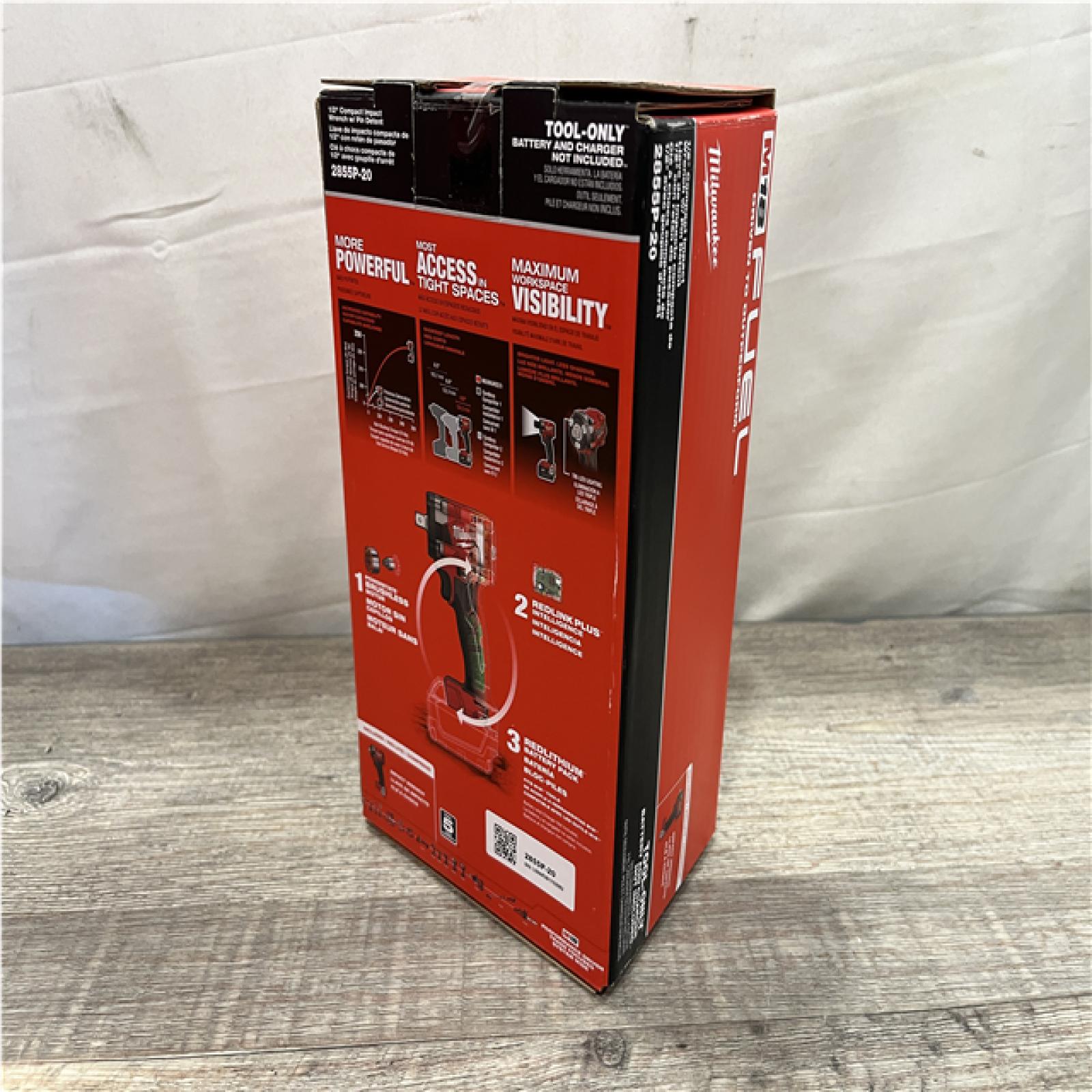 NEW - Milwaukee Cordless Compact Impact Wrench with Pin Detent (Tool-Only)