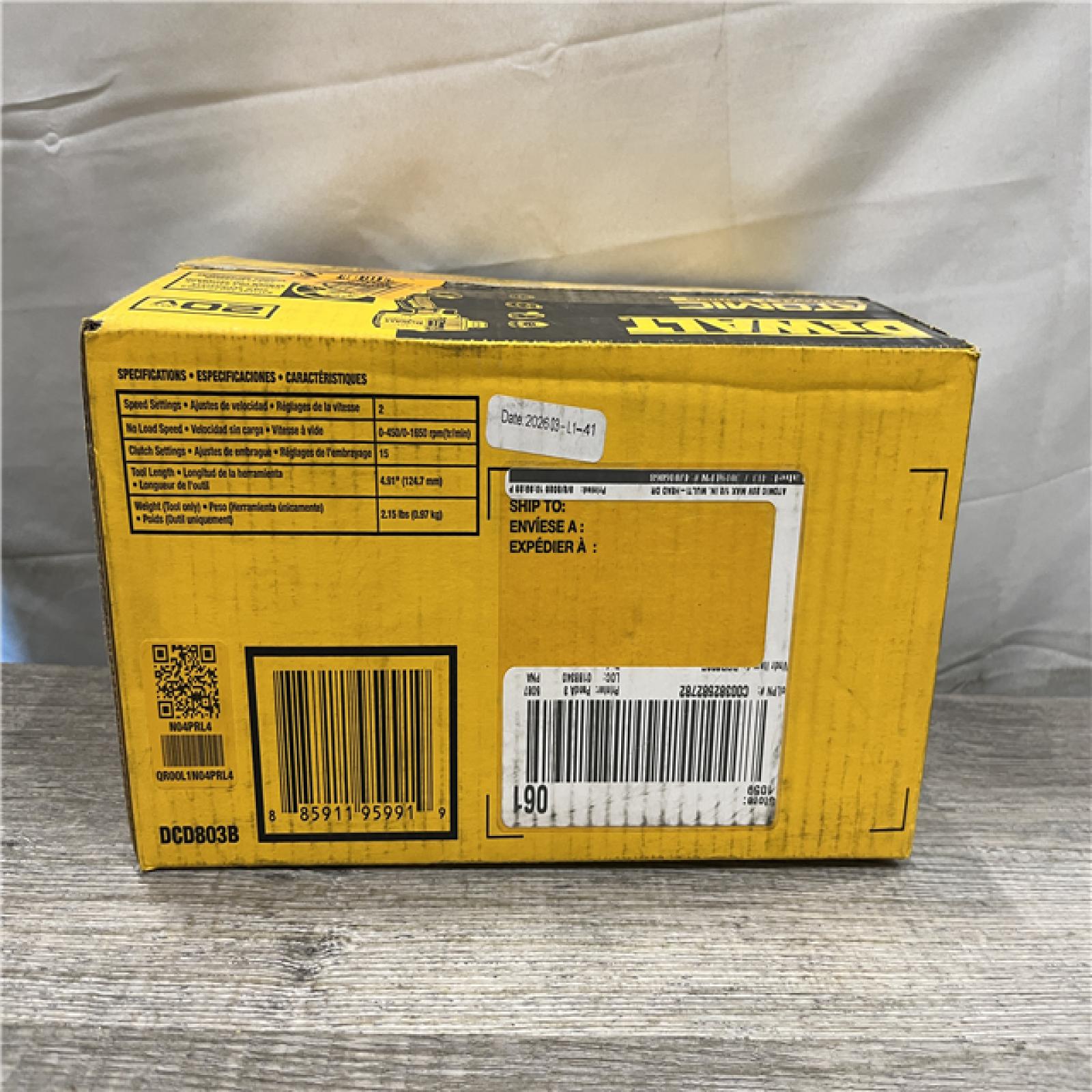 NEW - DEWALT ATOMIC 20V MAX 1/2 in. Multi-Head Drill Driver (Tool Only)