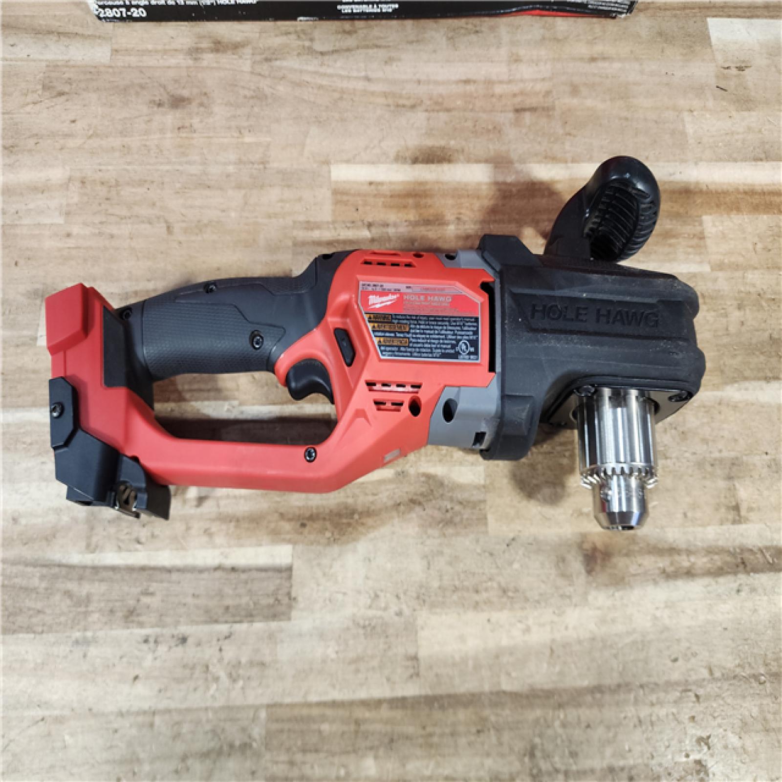 HOUSTON LOCATION - AS - IS Milwaukee FUEL GEN II 18V Lithium-Ion Brushless Cordless 1/2 in. Hole Hawg Right Angle Drill (Tool-Only)