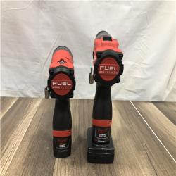 AS-IS Milwaukee FUEL 12-Volt Lithium-Ion Brushless Cordless Hammer Drill and Impact Driver Combo Kit