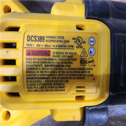 HOUSTON LOCATION - AS-IS DeWalt DCS389B FLEXVOLT 60V MAX Cordless Brushless Reciprocating Saw (Tool-Only)