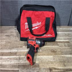 Houston Locations AS-IS Milwaukee FUEL 12V Lithium-Ion Brushless Cordless 1/2 in. Hammer Drill (Tool-Only)