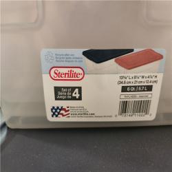 Phoenix Location Sterilite 6 Qt. Storage Box Pallet (69 Containers)