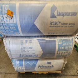 Phoenix NEW Knauf Insulation R19 Kraft Faced 15 in. x 94 in. Precut Fiberglass Insulation Batts  Floor  2x6 Wall - Sound-Reducing  USA Made (12-Bags)