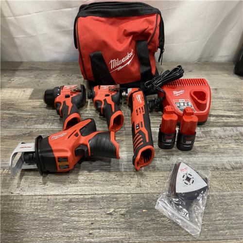 AS-IS Milwaukee 12V Lithium-Ion Brushless Cordless Subcompact Drill and Impact Driver Kit