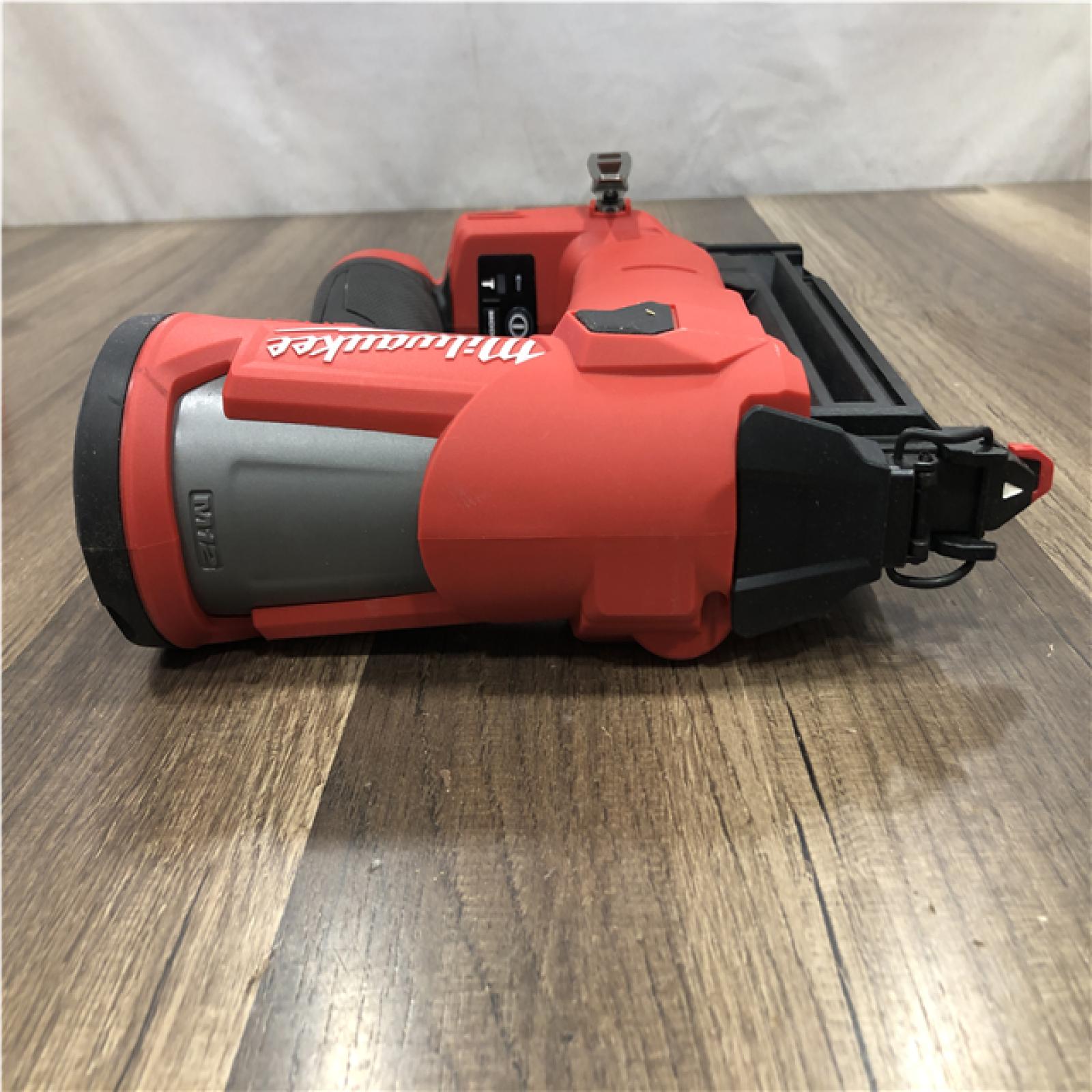AS-IS Milwaukee FUEL 12-Volt Lithium-Ion Brushless Cordless 18-Gauge 1-1/2 in. Compact Brad Nailer (Tool Only)