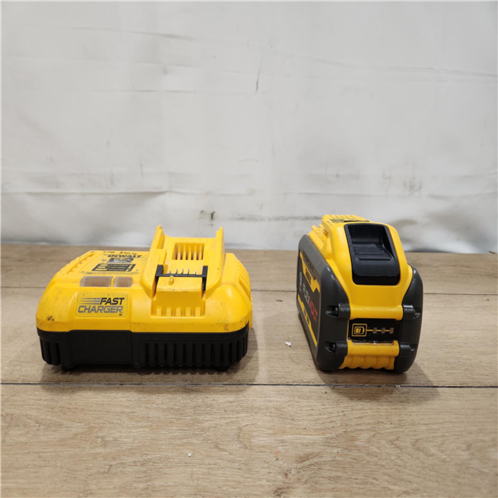 AS-IS- DEWALT 20V/60V MAX FLEXVOLT Lithium-Ion 9.0Ah Battery and Charger Starter Kit