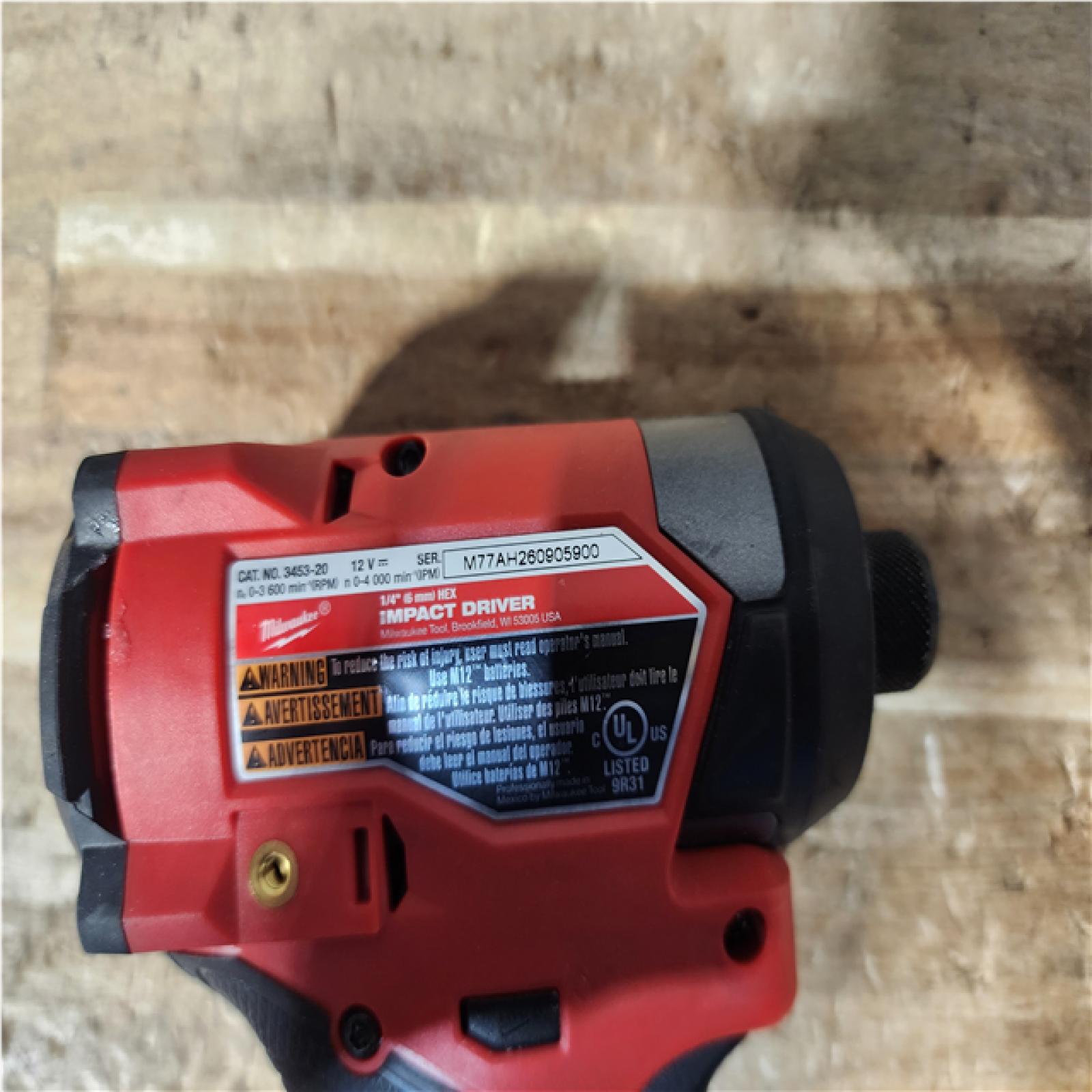 Houston Location AS-IS Milwaukee Fuel Impact Driver