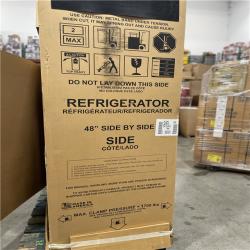 DALLAS LOCATION - Monogram - 48 in. Wide 29.5 Cu. Ft. Side-by-Side Built-In Smart Refrigerator