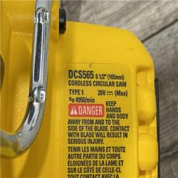AS-IS DEWALT 20V MAX Cordless Brushless 6-1/2 in. Sidewinder Style Circular Saw (Tool Only)