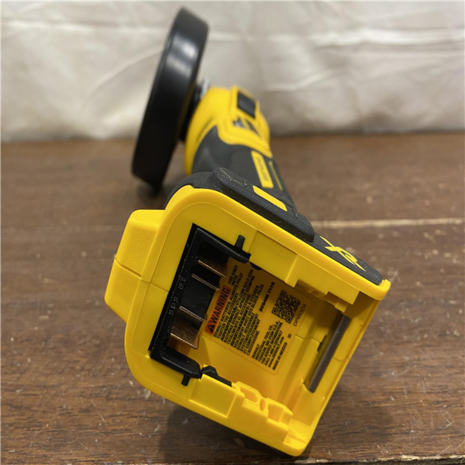 AS-IS DeWalt DCG405B 20V Max XR 4.5-Inch Slide Switch Small Angle Grinder (Tool Only)